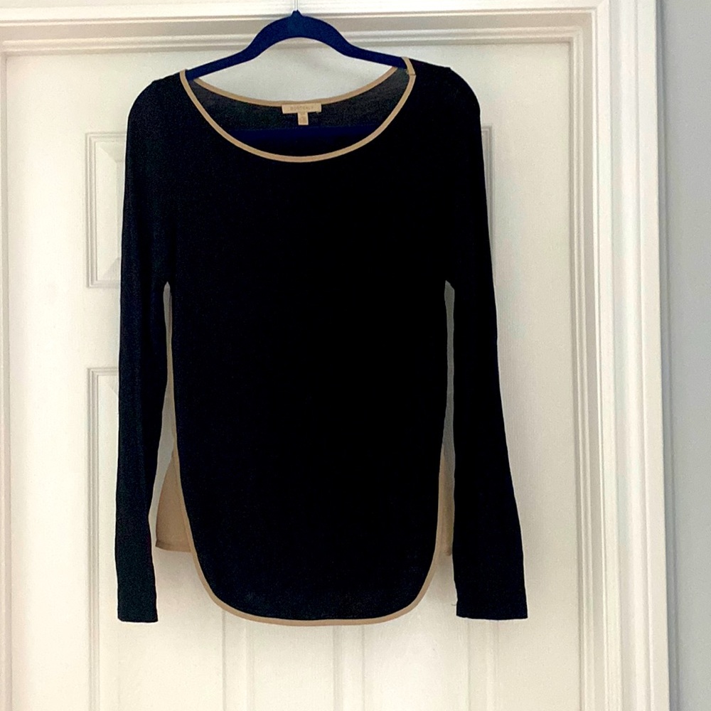 Black Bordeaux Anthropologie top